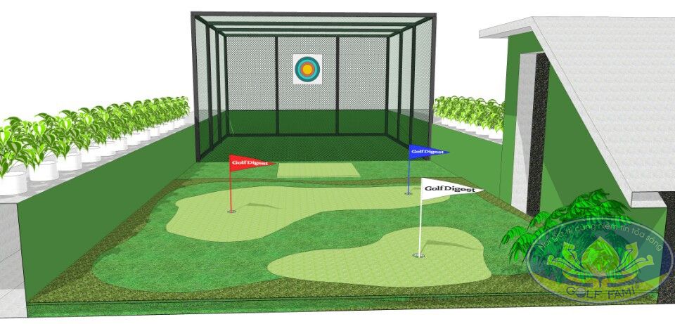 Bảng giá thiết kế sân chơi tập đánh golf