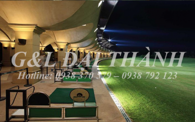 Quy trình thi công sân tập golf