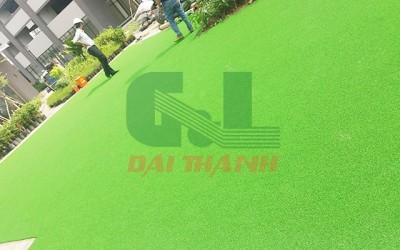 Dự án trải cỏ nhân tạo khu công viên tòa nhà RICHSTAR Z2